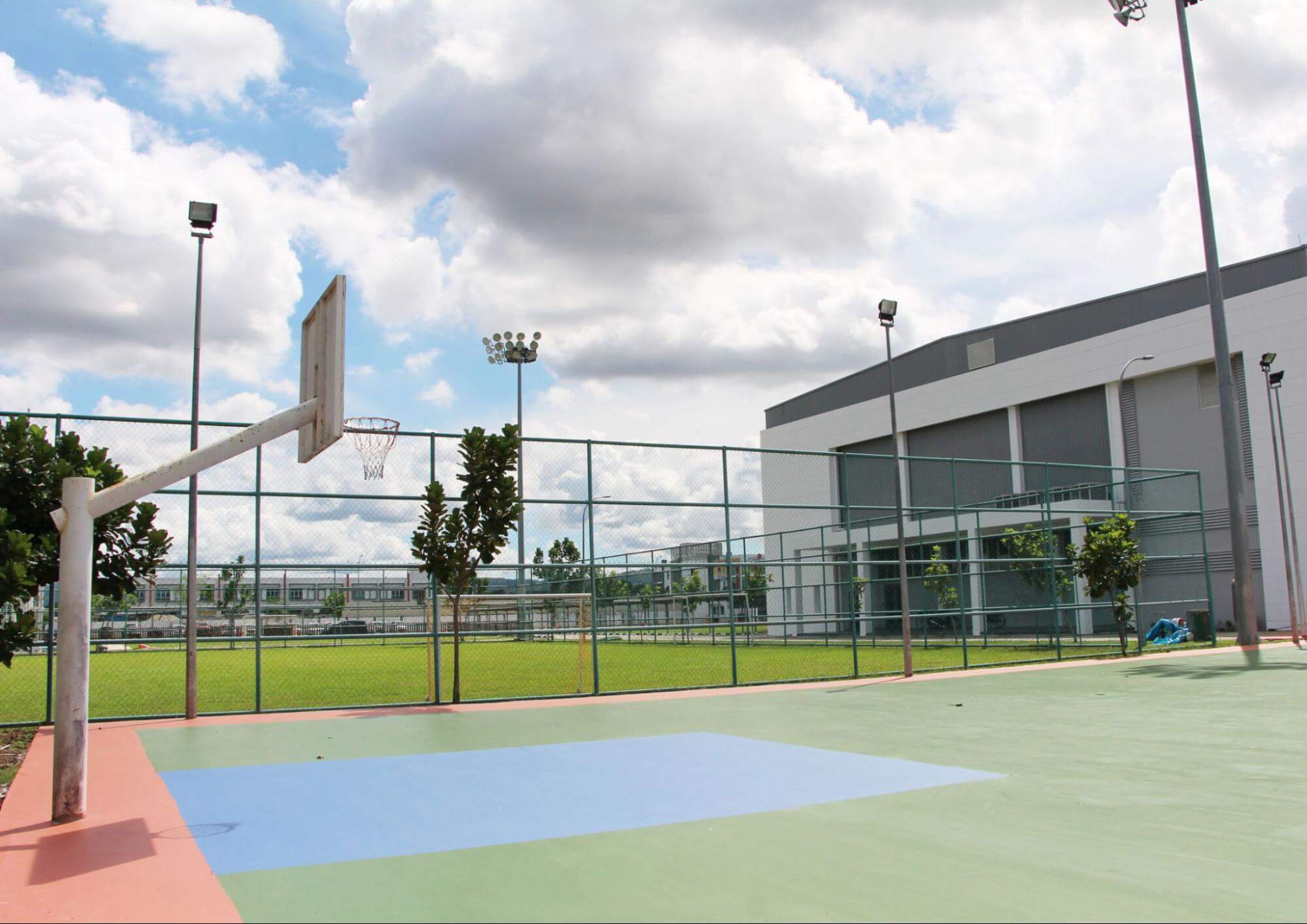 BXCL International School outdoor sports facilities